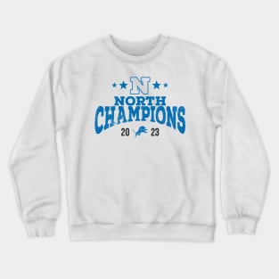 nfc north champions - detroit lions Crewneck Sweatshirt